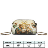 Catholight Holy Family Sacred Leather Crossbody Bag