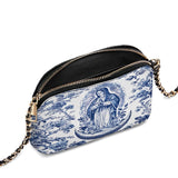 Catholight Sacred Serenity Virgin Mary Leather Crossbody Bag