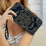 Catholight Portefeuille en cuir Vie Éternelle