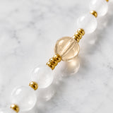 Catholight Immaculate Grace White Quartz Rosary