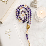 Catholight Heavenly Queen Amethyst Rosary